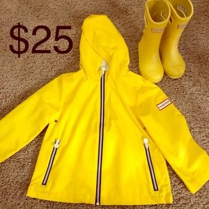 Hunter Rain Coat & Rain Boots